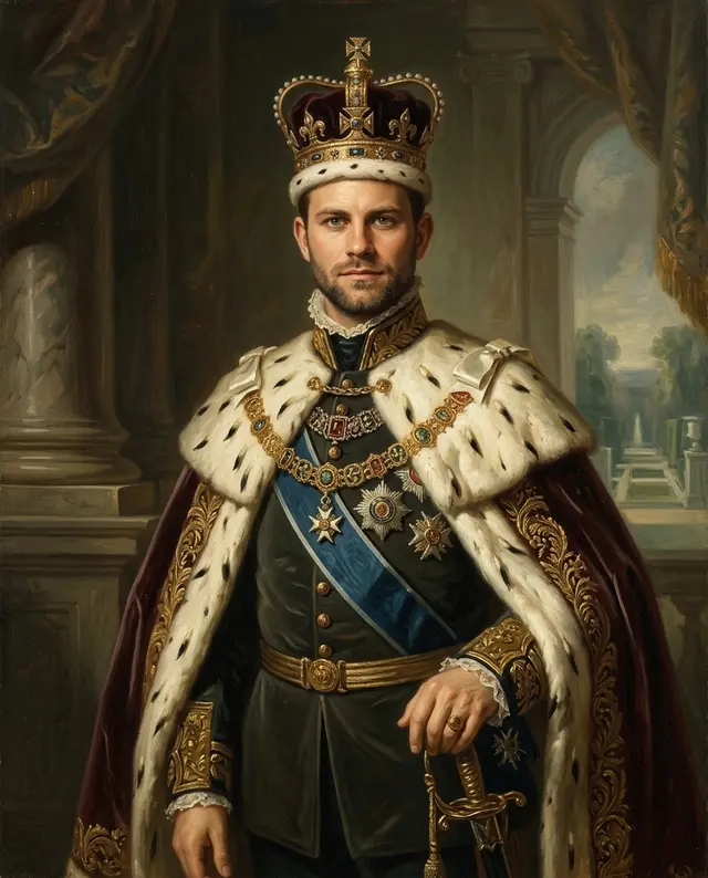 Sample royal portrait of a male